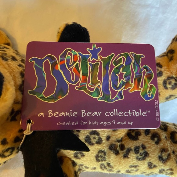 Grateful Dead Delilah Bear Bean Liquid Blue Collectible Vintage Rtd NewOld Stock - Picture 2 of 8